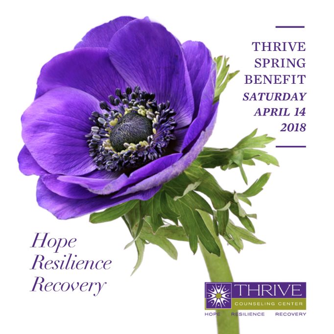 Thrive Spring Benefit Invitation Image